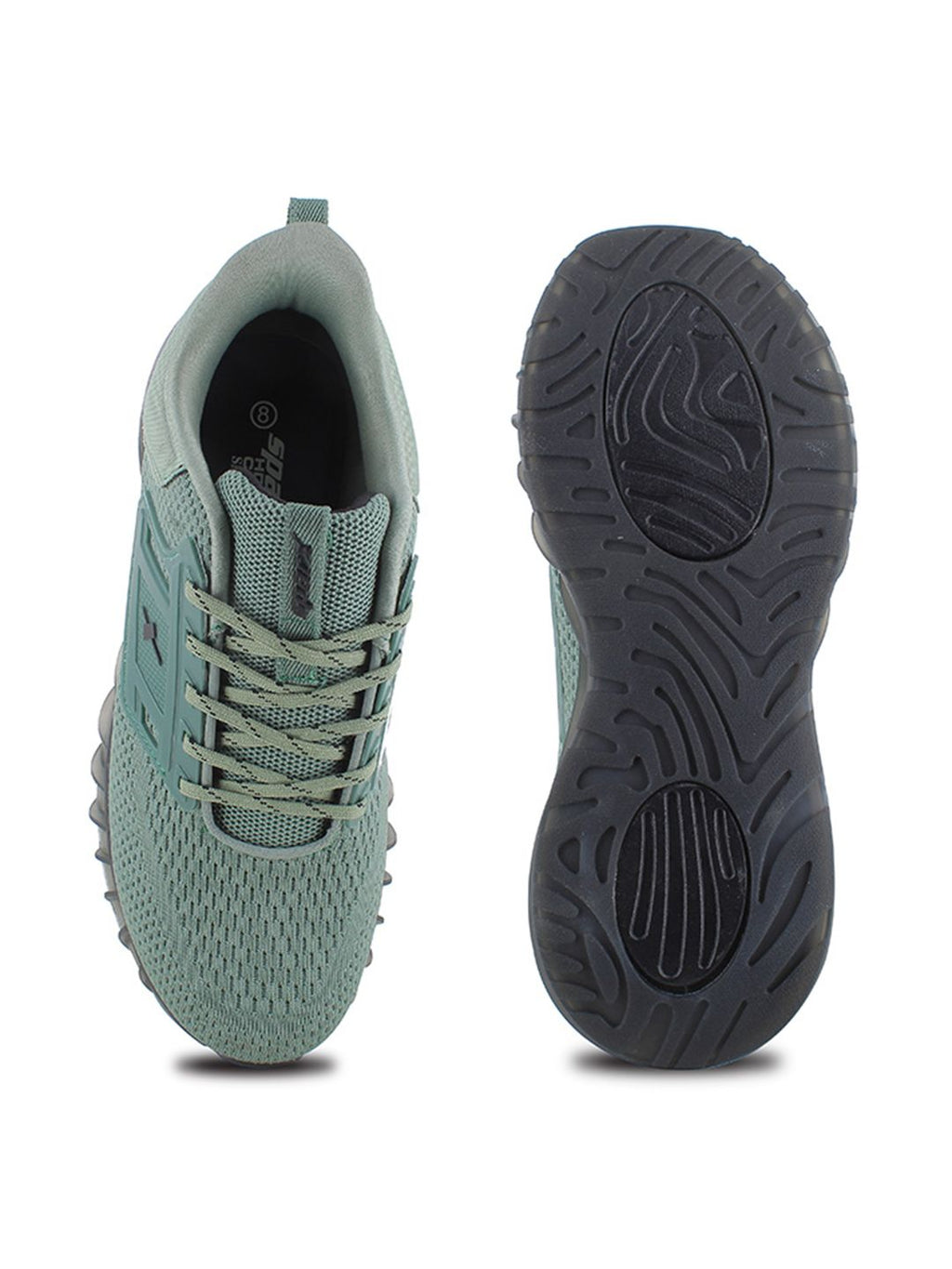  Sparx Men Green Mesh Running Non-Marking Shoes