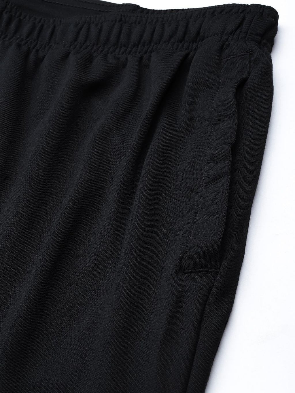  Nike Men Black Brand Logo Printed Dri-FIT Challenger Running Pants