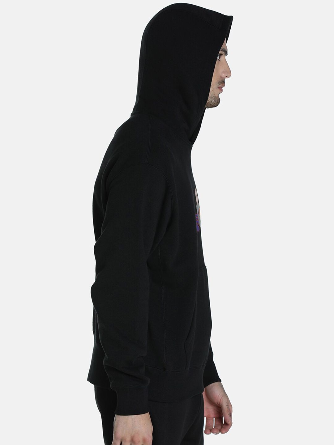  Puma Men Black Cotton PUMA X P.A.M. Hooded Relaxed FitSweatshirt