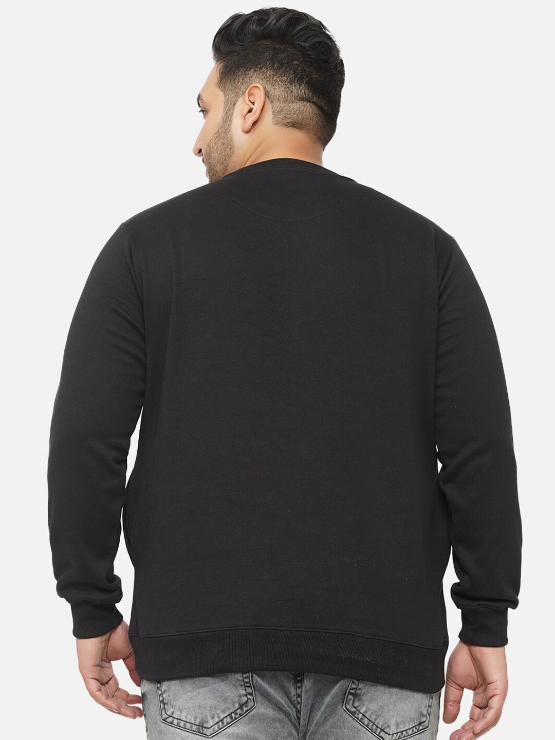  John Pride Men Plus Size Printed Sweatshirt