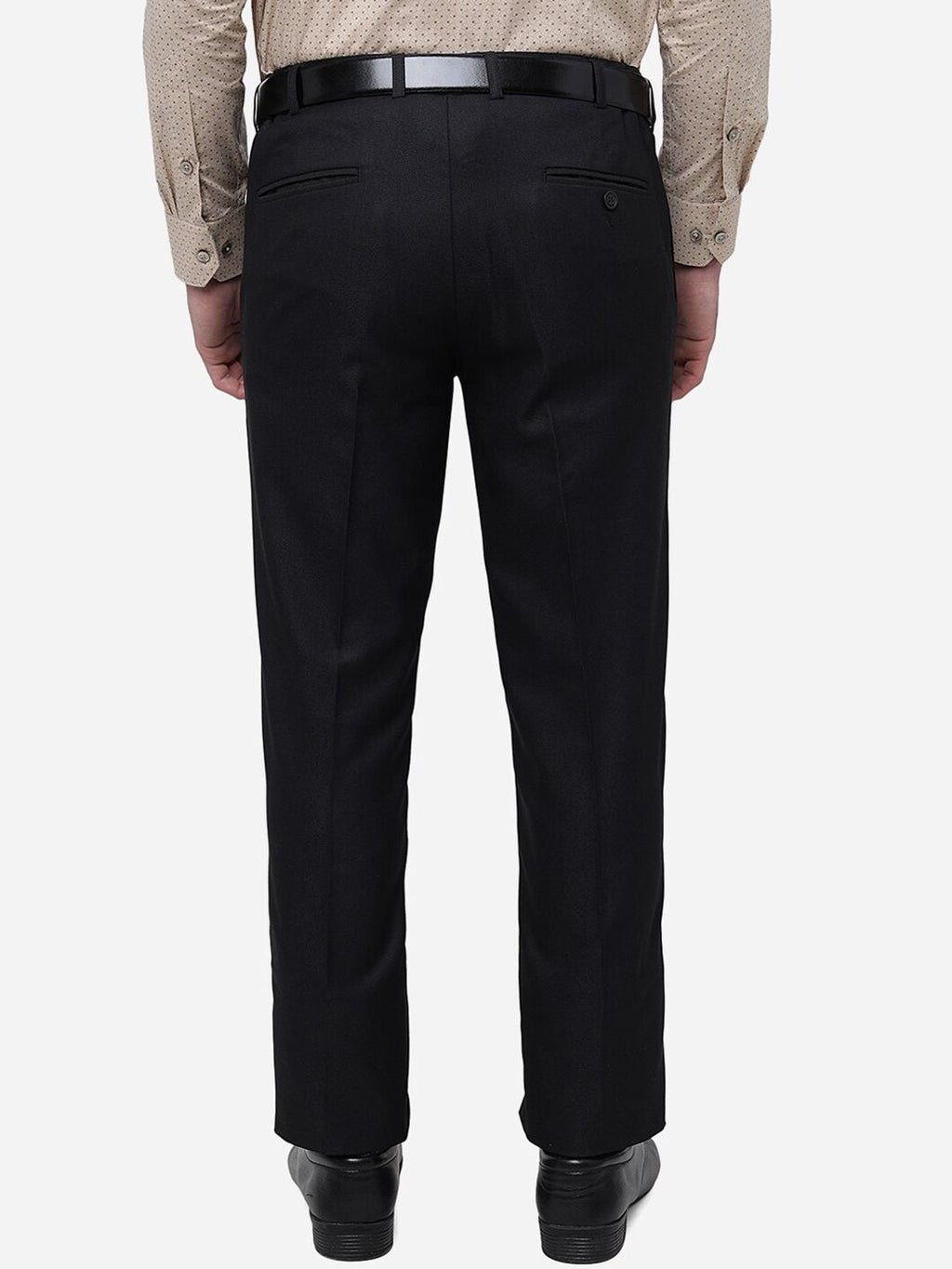  METAL Men Slim Fit Mid-Rise Formal Trousers