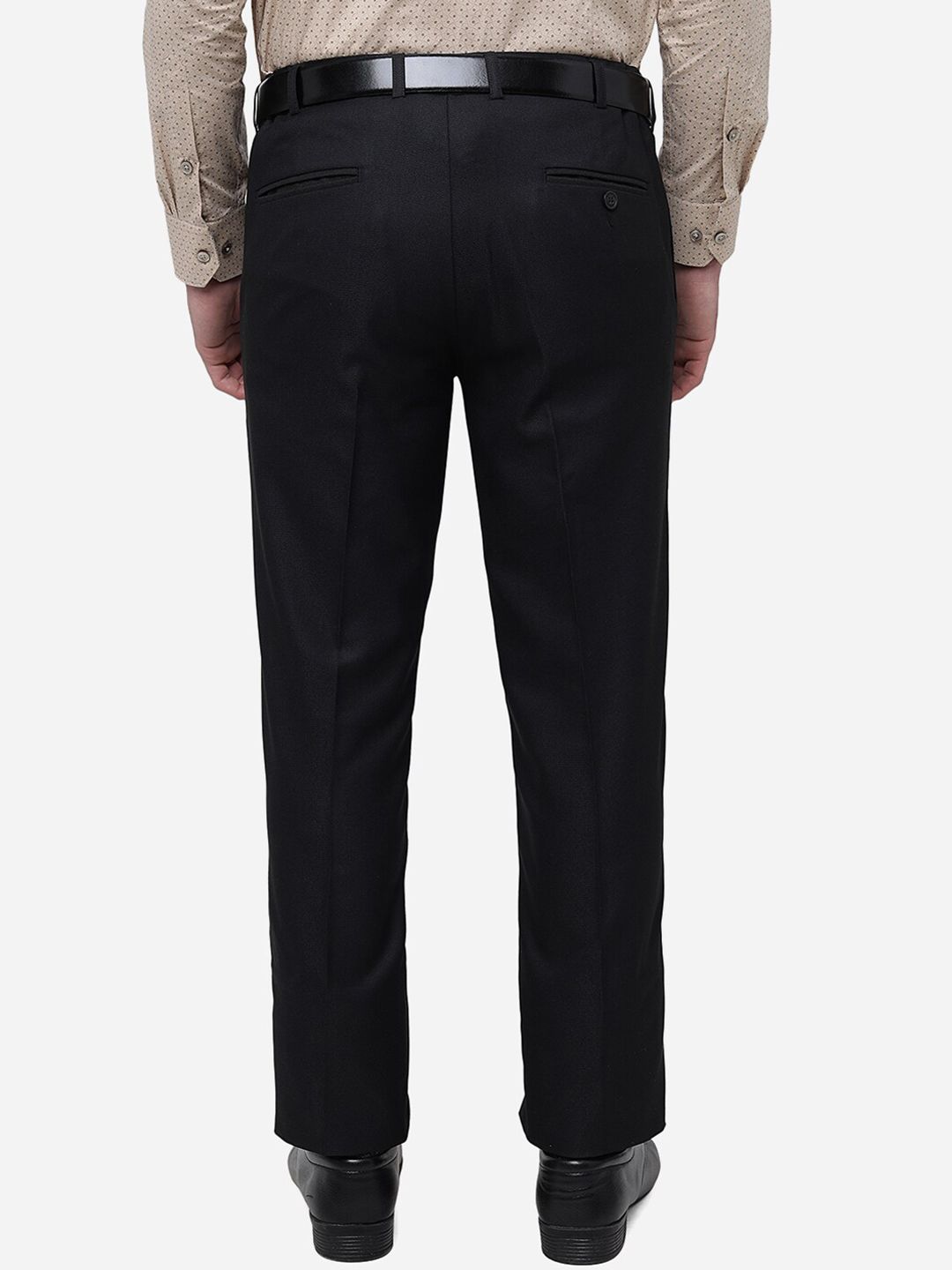  METAL Men Slim Fit Mid-Rise Formal Trousers