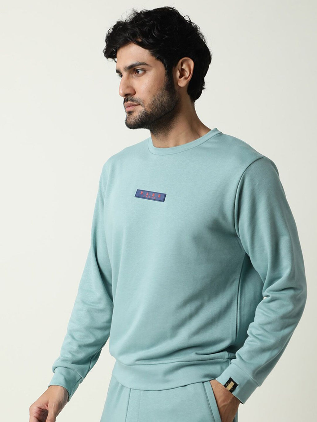  RARE RABBIT Men Blue Sweatshirt