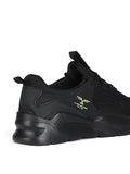  Flying Machine Men Black Mesh Walking Shoes