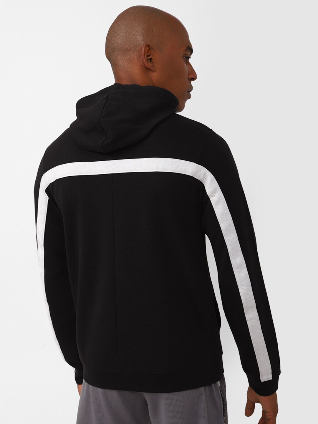  Reebok Men Training Workout Double Knit Full Zip Hooded Sweatshirt