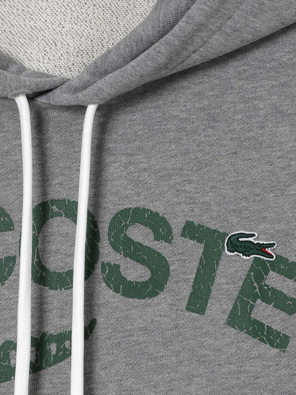  Lacoste Men Printed Cotton Hooded Sweatshirt