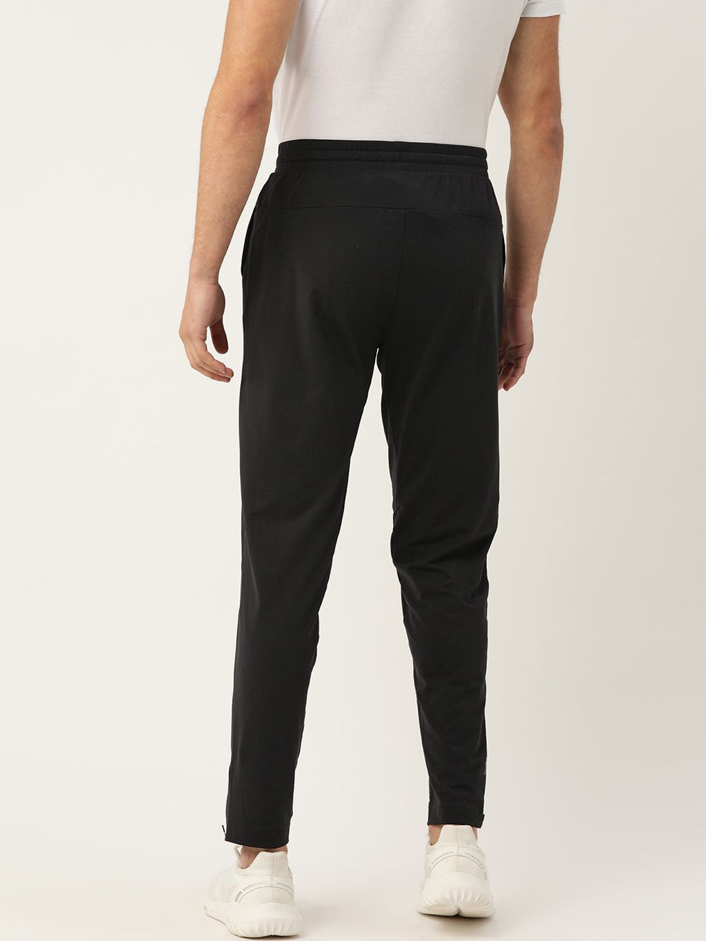  Jockey Men Black Solid Straight Fit Stay-Dry Track Pants
