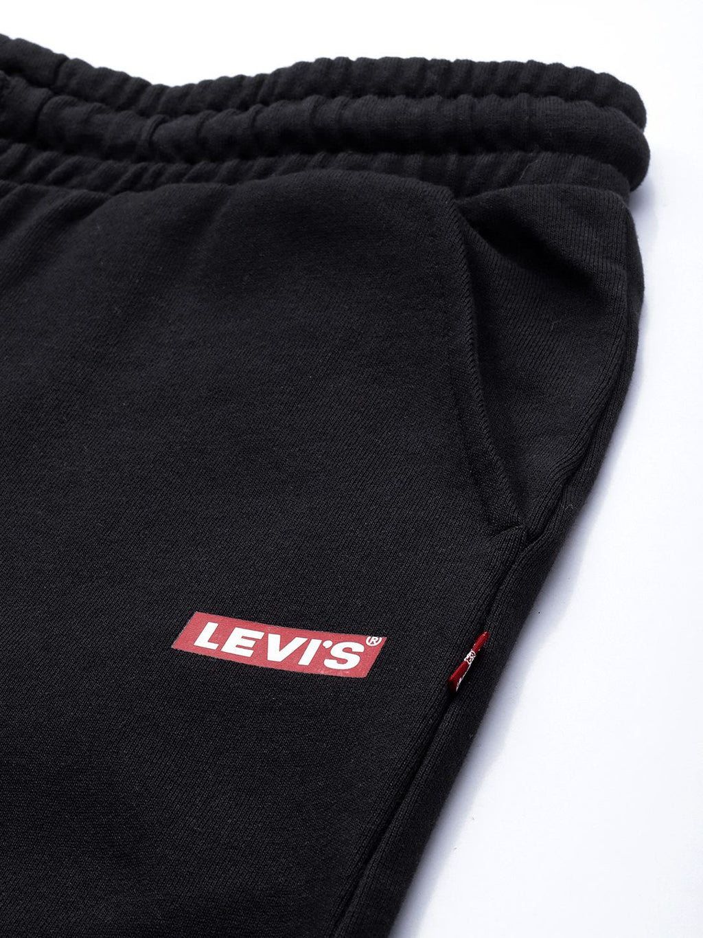  Levis Men Brand Logo Detail Pure Cotton Joggers With Drawstring Closure