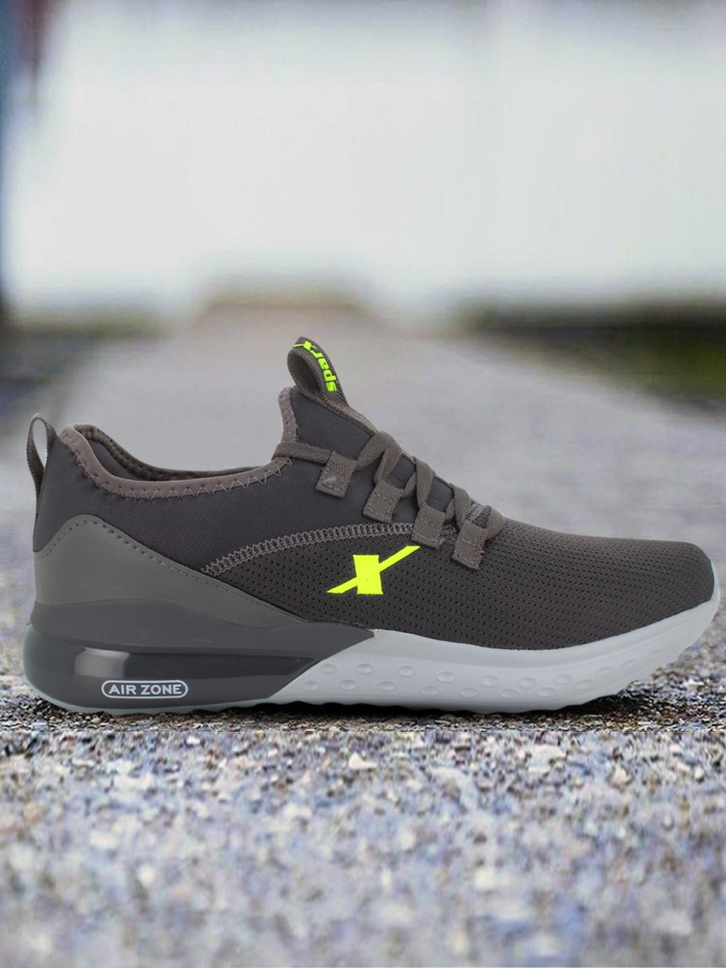  Sparx Men Grey Mesh Running Shoes