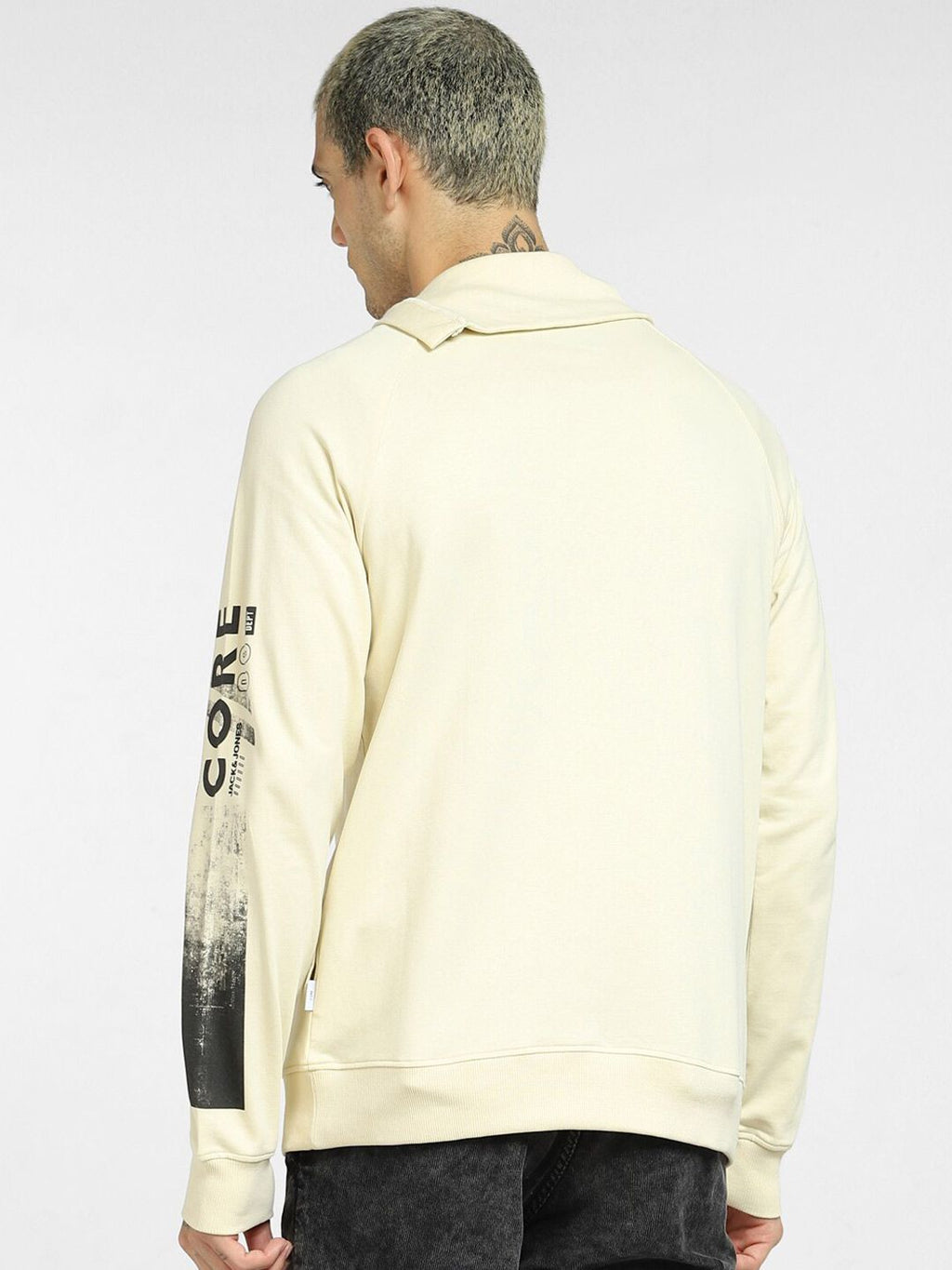  Jack & Jones Men Beige Sweatshirt