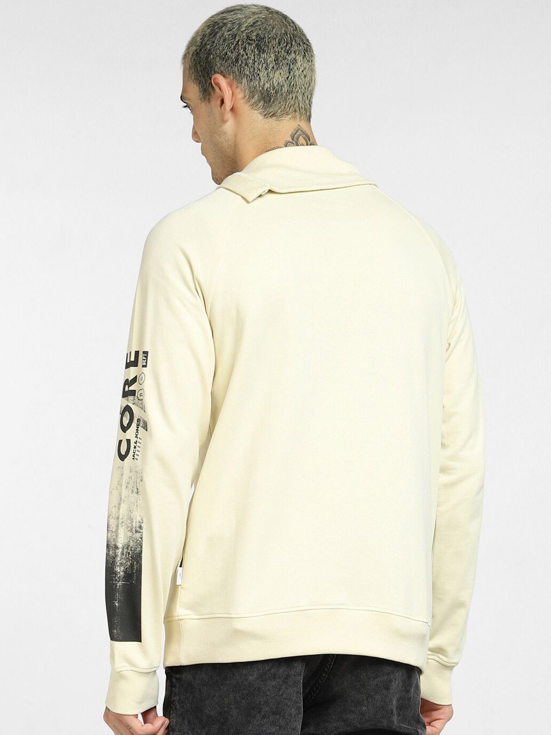  Jack & Jones Men Beige Sweatshirt