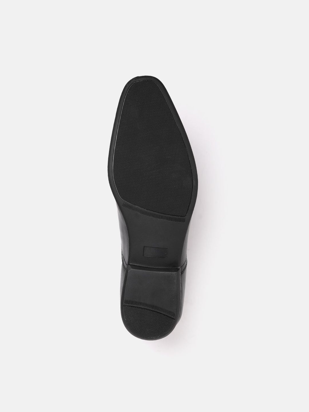  Van Heusen Men Leather Solid Formal Oxfords