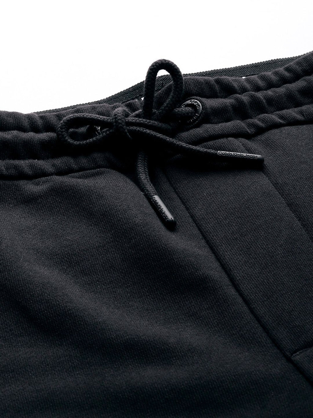  Calvin Klein Jeans Men Mid-Rise Pure Cotton Track Pants With Typography Embroidered Detail