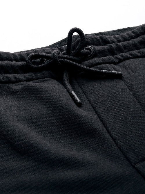  Calvin Klein Jeans Men Mid-Rise Pure Cotton Track Pants With Typography Embroidered Detail