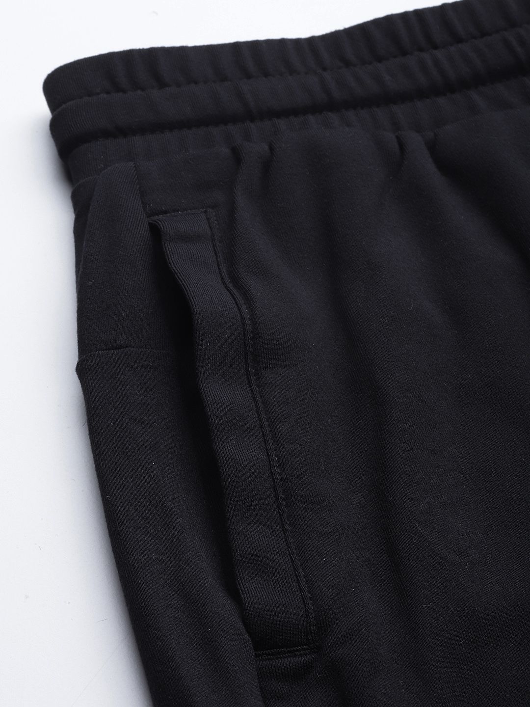  Jockey Men Black Solid Straight Fit Stay-Dry Track Pants