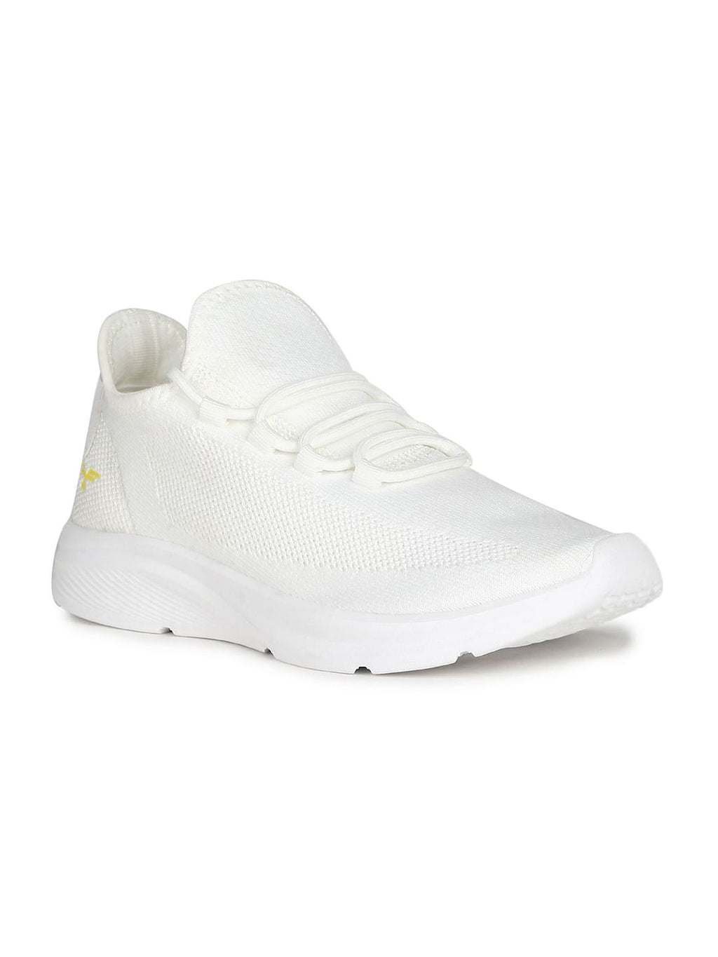  Flying Machine Men White Textile Walking Shoes