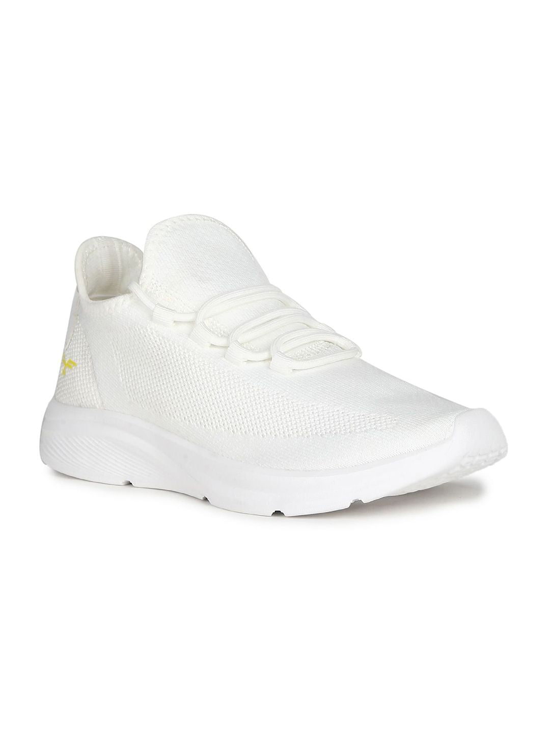  Flying Machine Men White Textile Walking Shoes
