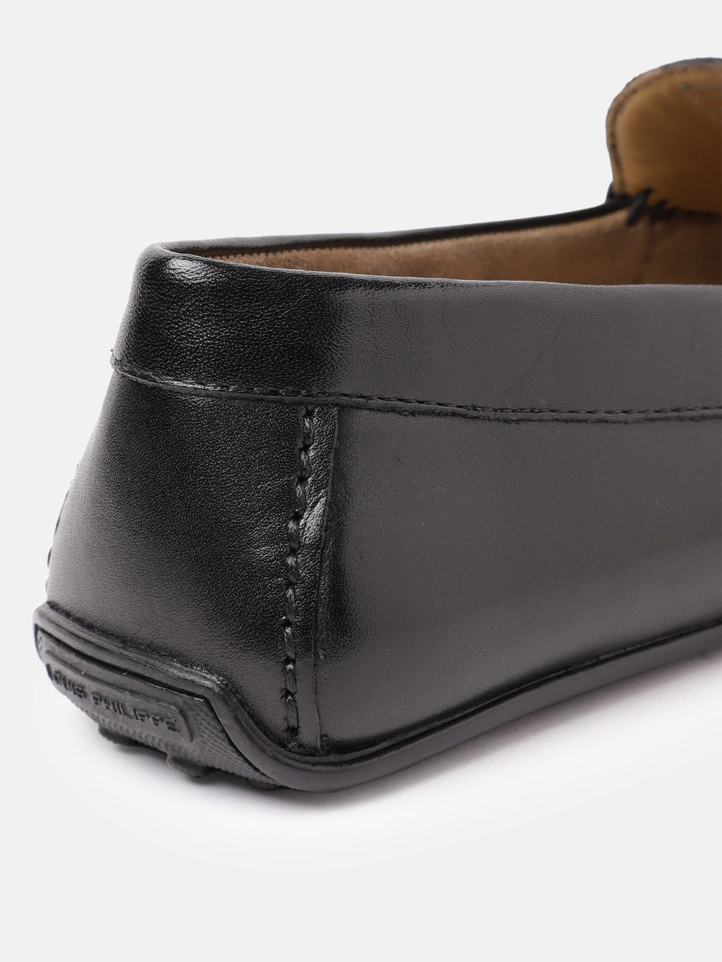  Louis Philippe Men Leather Formal Horsebit Loafers