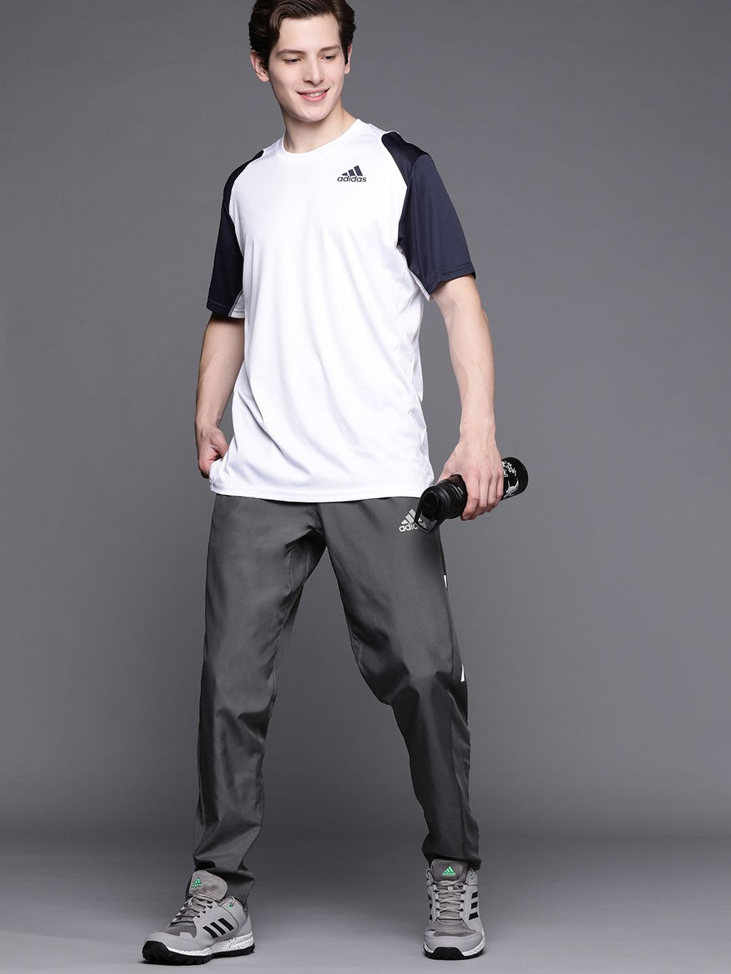  ADIDAS Men Grey Own The Run Astro Wind Sustainable Track Pants