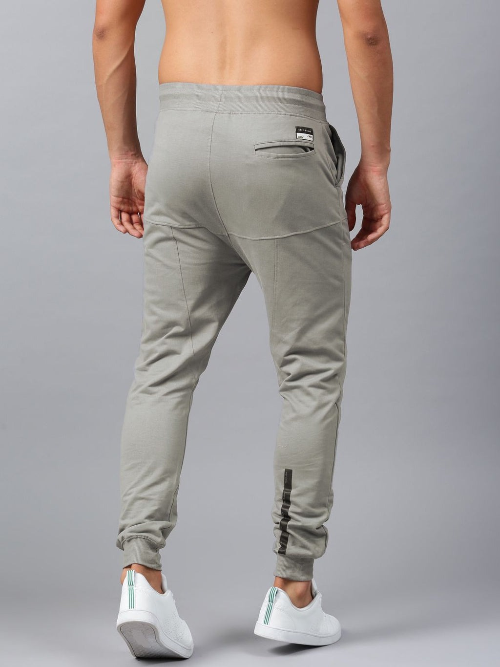  HRX Active By Hrithik Roshan Grey Solid Joggers