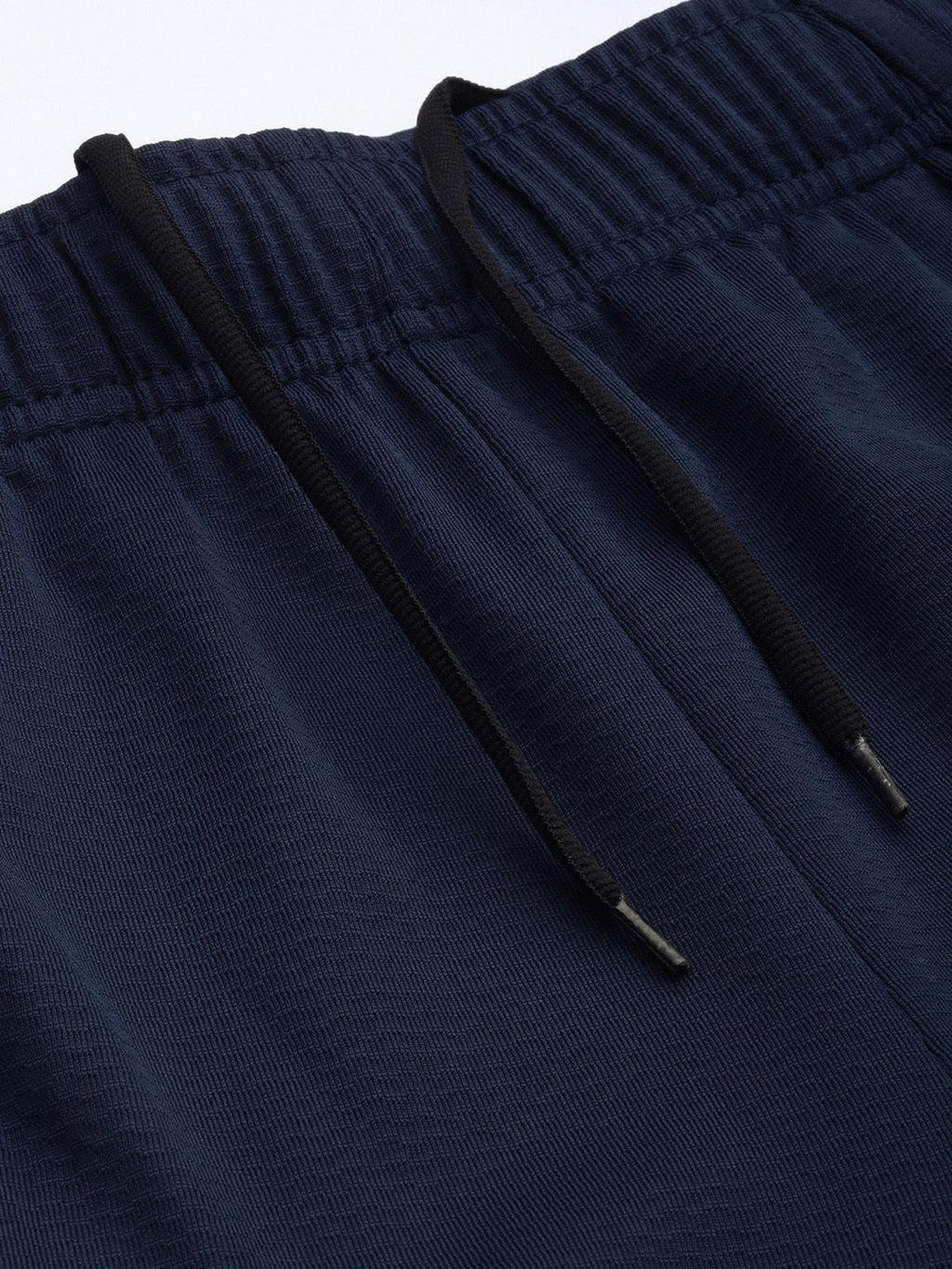  Nike Men Navy Blue Solid Standard FitMid Rise AS M NK DF EPIC KNIT Track Pants