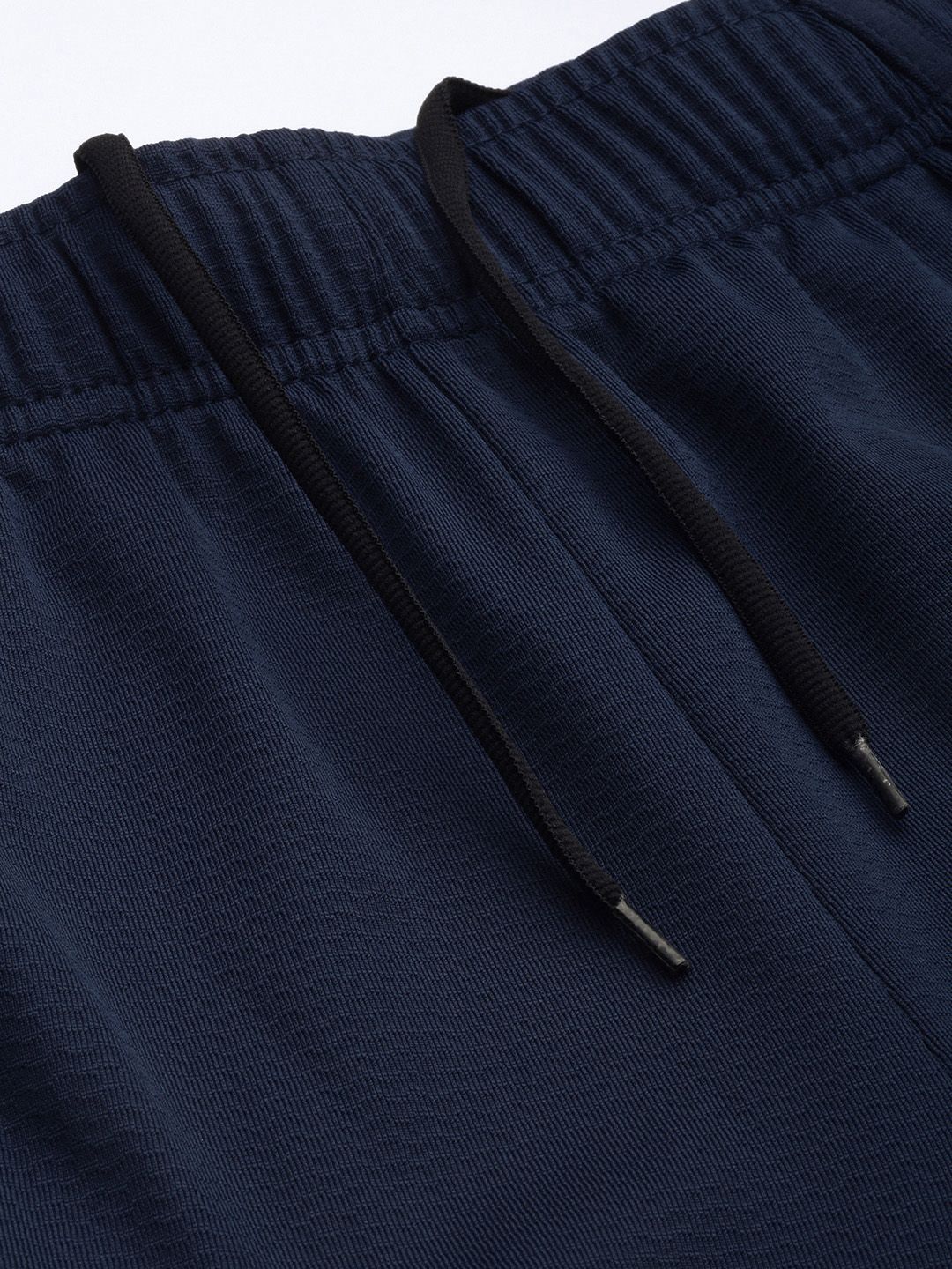  Nike Men Navy Blue Solid Standard FitMid Rise AS M NK DF EPIC KNIT Track Pants