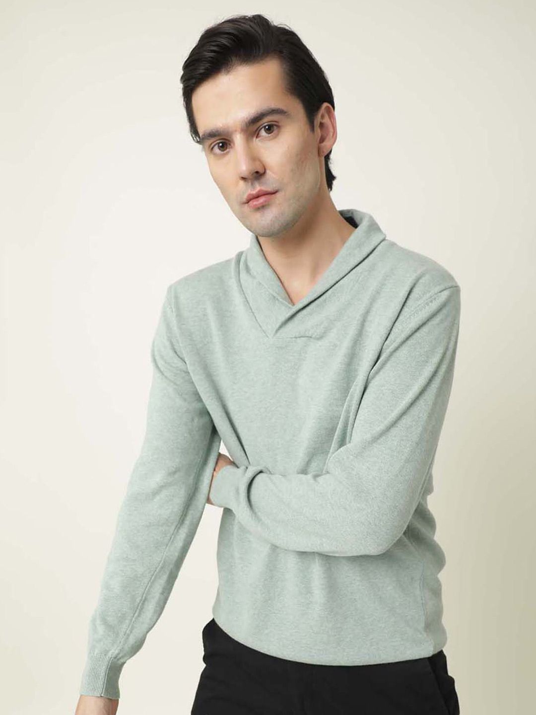  RARE RABBIT Men Green Sweatshirt