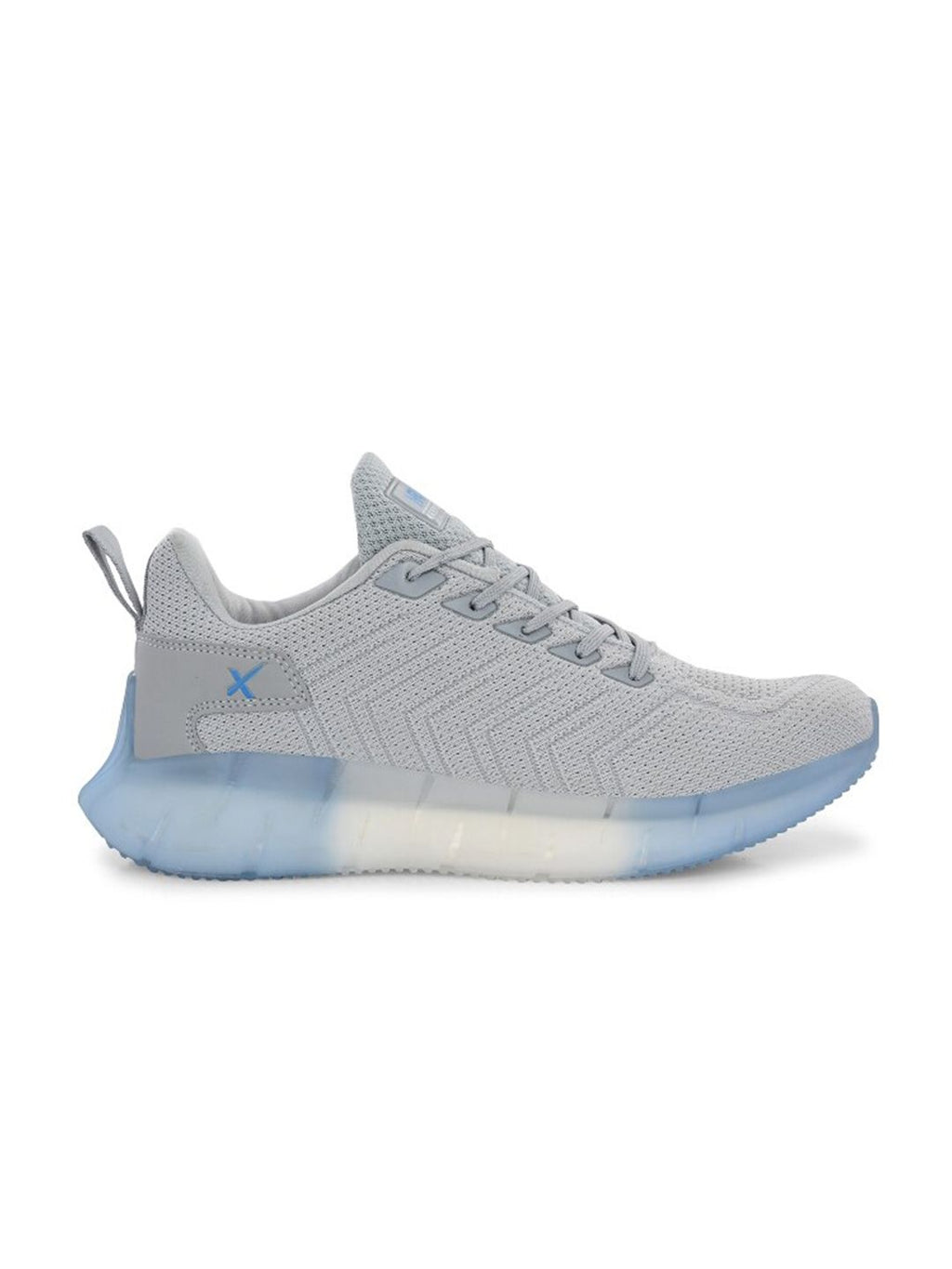  HRX By Hrithik Roshan Men Grey Mesh Lace-Up Memory Foam Walking Non-Marking Shoes