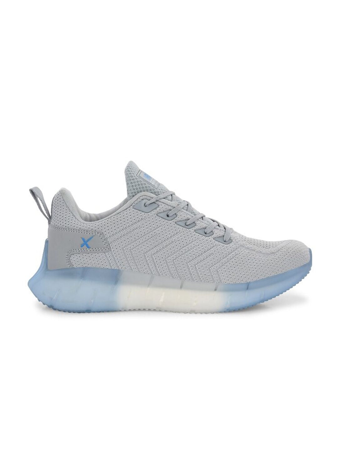  HRX By Hrithik Roshan Men Grey Mesh Lace-Up Memory Foam Walking Non-Marking Shoes