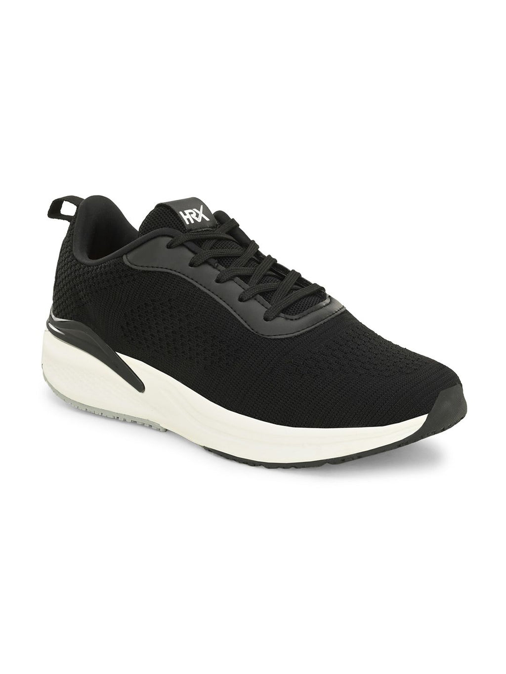  HRX By Hrithik Roshan Men Black Mesh Memory Foam Running Non-Marking Shoes