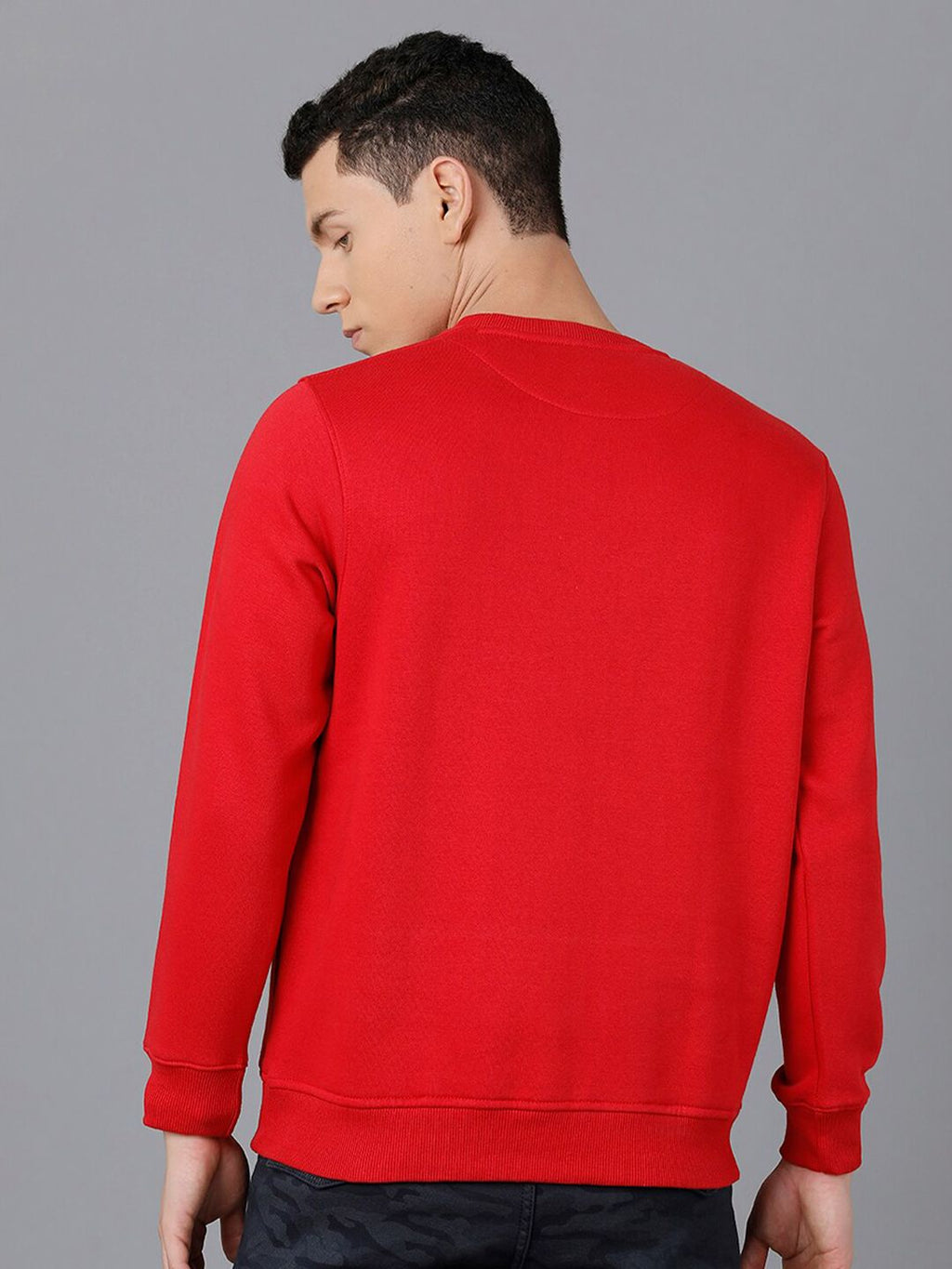  Classic Polo Men Red Cotton Sweatshirt