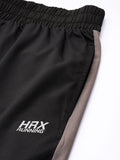  HRX By Hrithik Roshan Running Men Jet Black Rapid-Dry Printed Track Pants