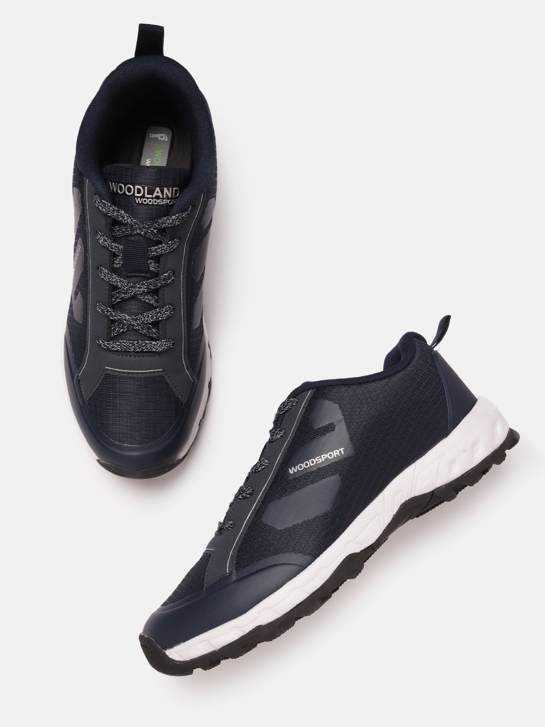 Woodland Woodsport Men Self-Checked Running Shoes