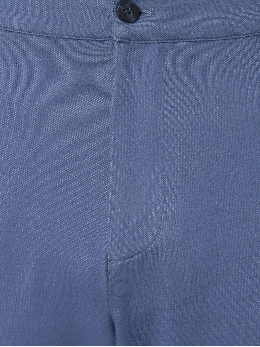  Slowave Men Straight Fit High-Rise Cotton Chinos Trousers