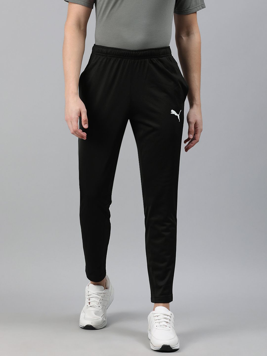  Puma Men Black Solid Dry Cell Slim Fit FtblPLAY Training Track Pants