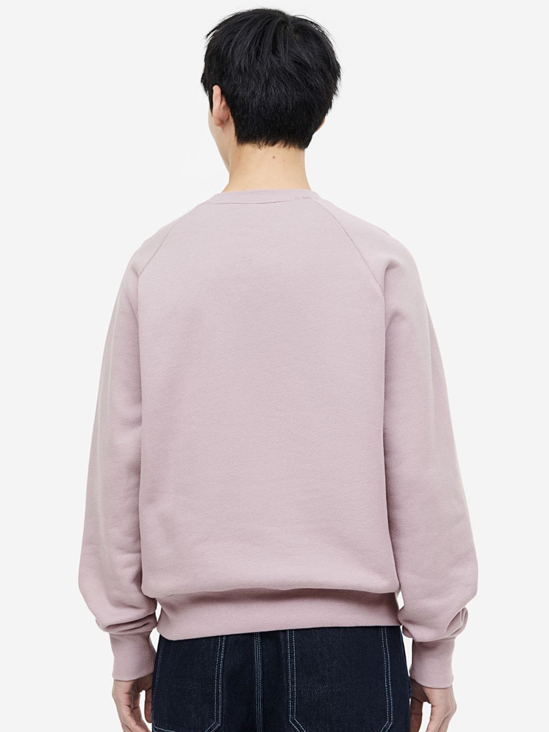  H&M Men Oversized Fit Cotton Sweatshirt