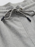  U.S. Polo Assn. Denim Co. Men Grey Brand Logo Printed Knitted Regular Joggers