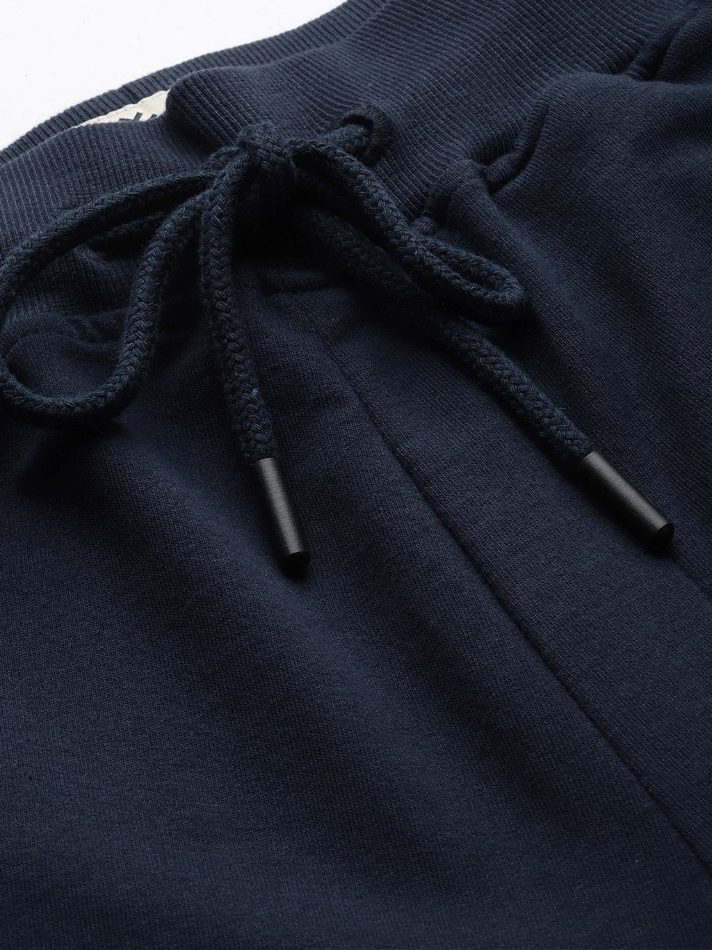 WROGN Men Navy Blue Solid Slim Fit Joggers