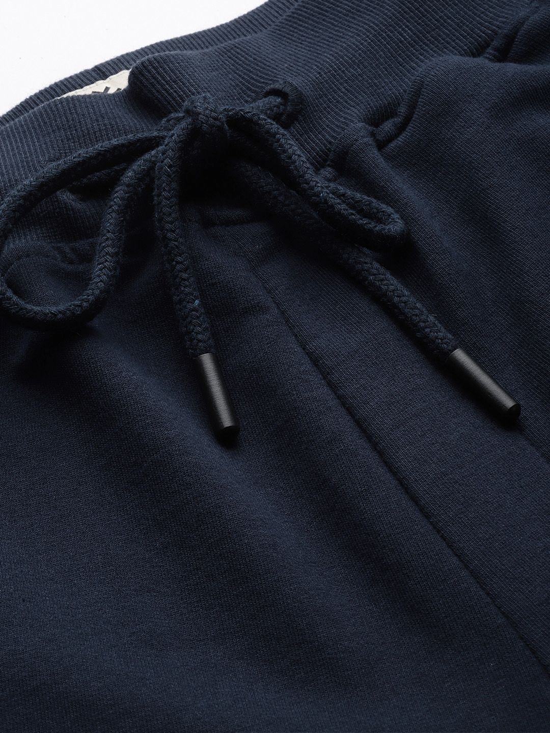  WROGN Men Navy Blue Solid Slim Fit Joggers