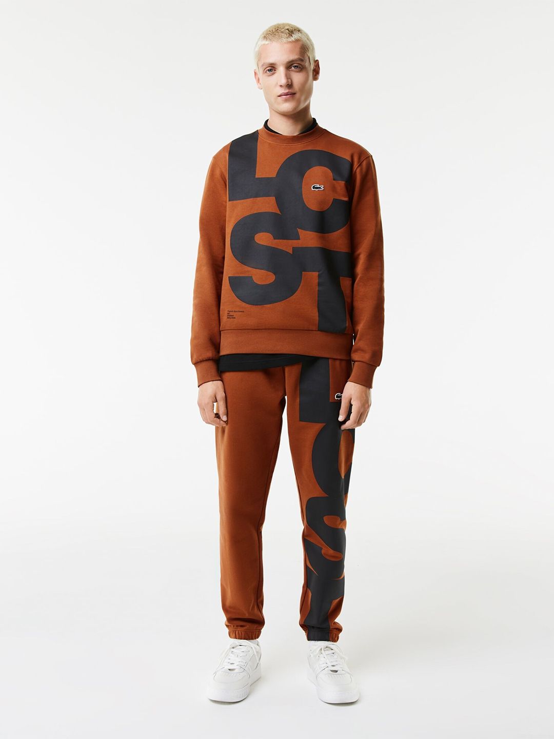  Lacoste Men Printed Pure Cotton Sweatshirt