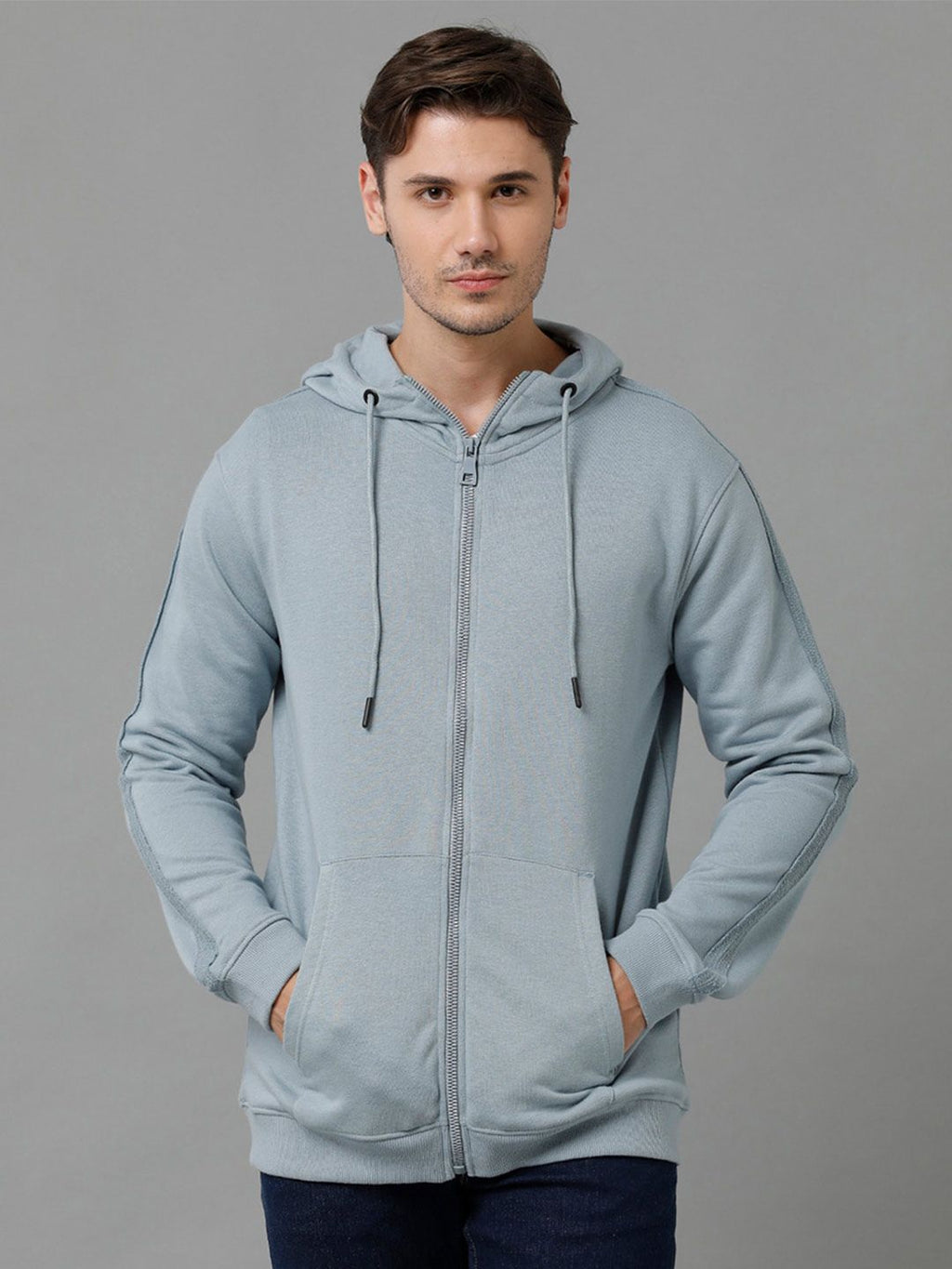  Voi Jeans Hooded Neck Fleece Sweatshirt