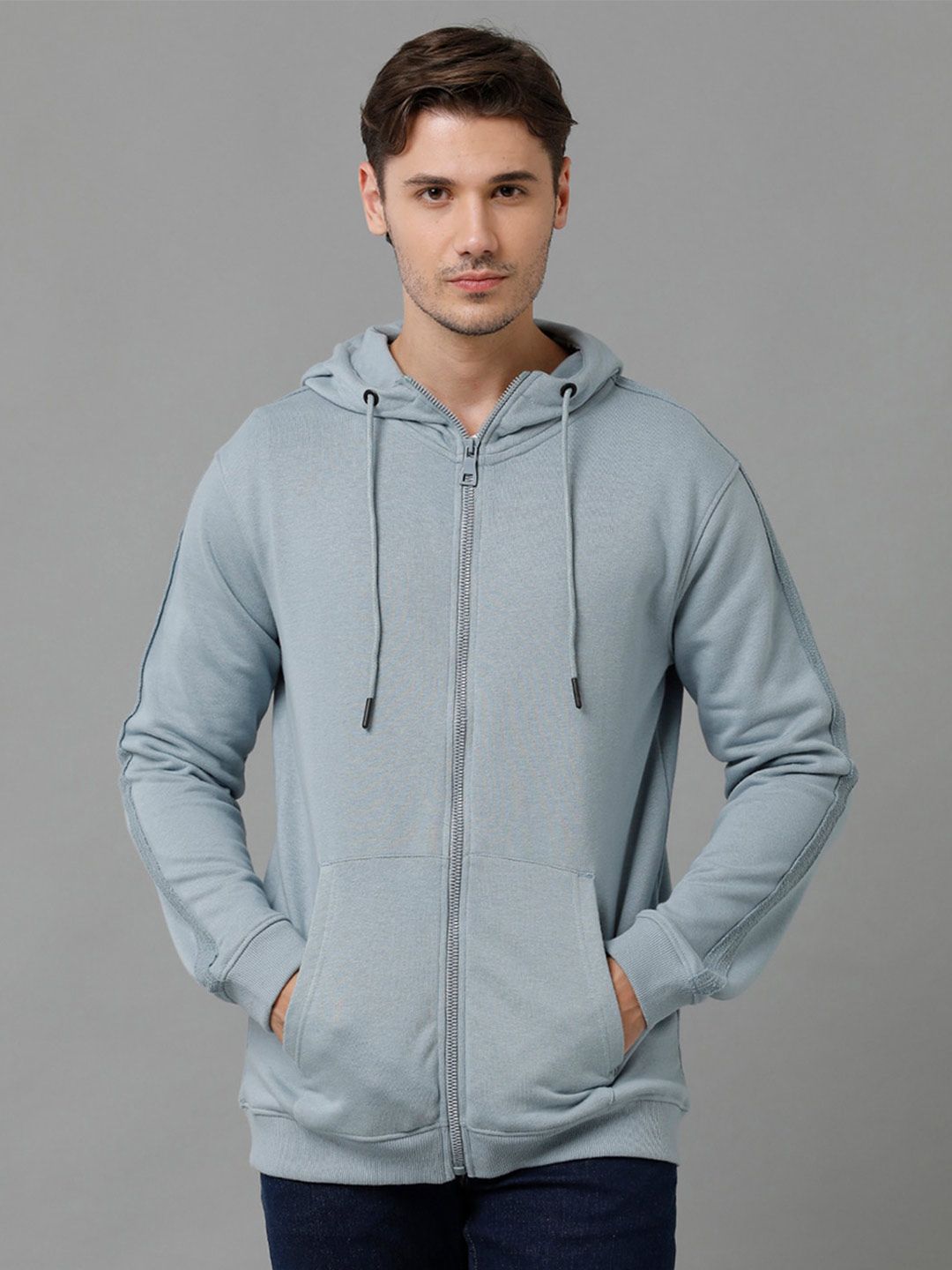  Voi Jeans Hooded Neck Fleece Sweatshirt