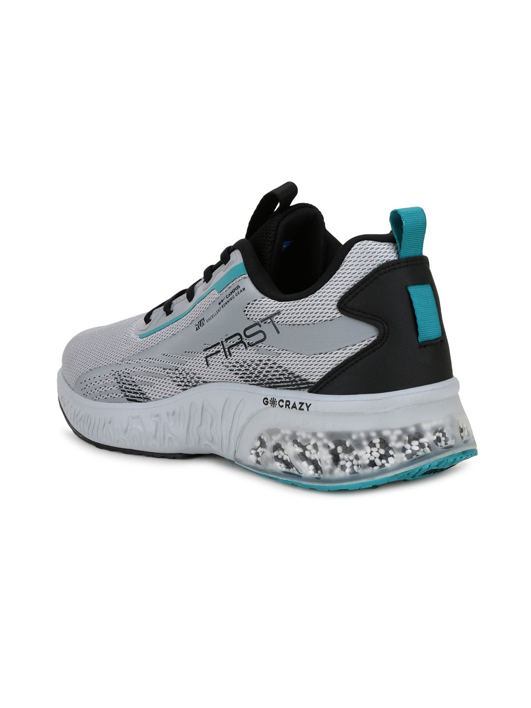  Campus Men Grey Mesh Running Shoes