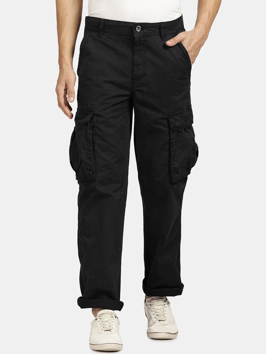  T-base Men Mid-Rise Cargos Trousers