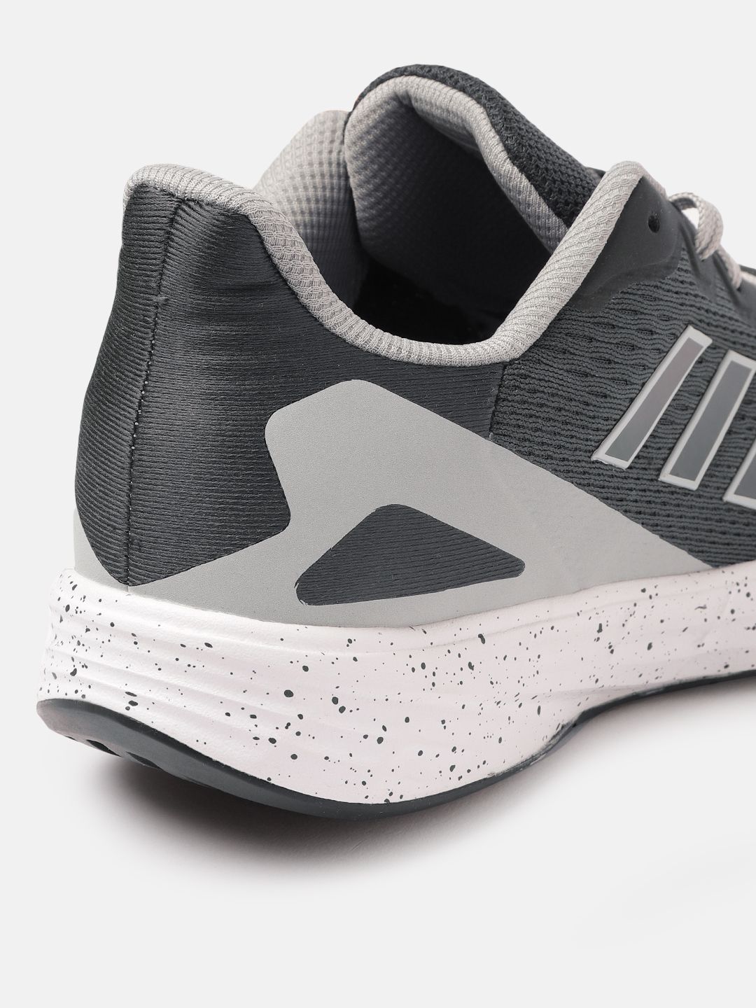  ADIDAS Men Grey Solid Woven Design Topazo Running Shoes