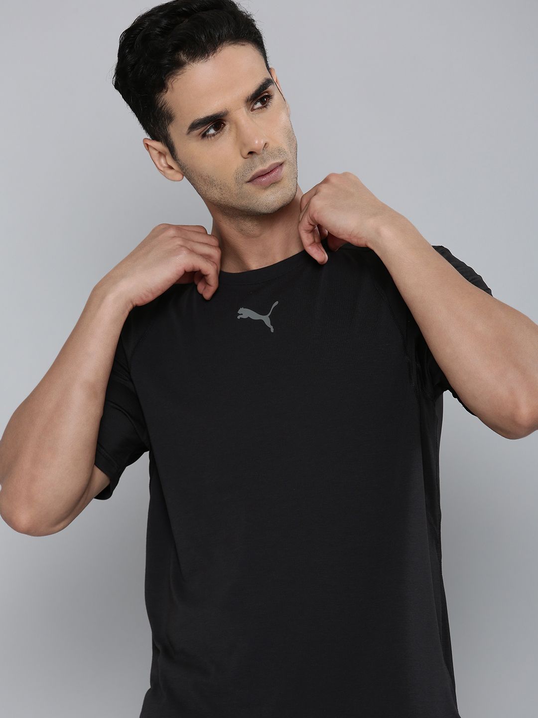  Puma Brand Logo Printed Engineered For Strength DryCELL Training T-shirt
