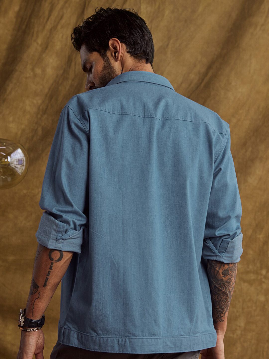  Andamen Premium Spread Collar Regular Fit Cotton Casual Shirt