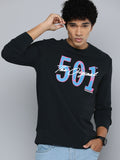  Levis Round Neck Graphic Printed Sweatshirt