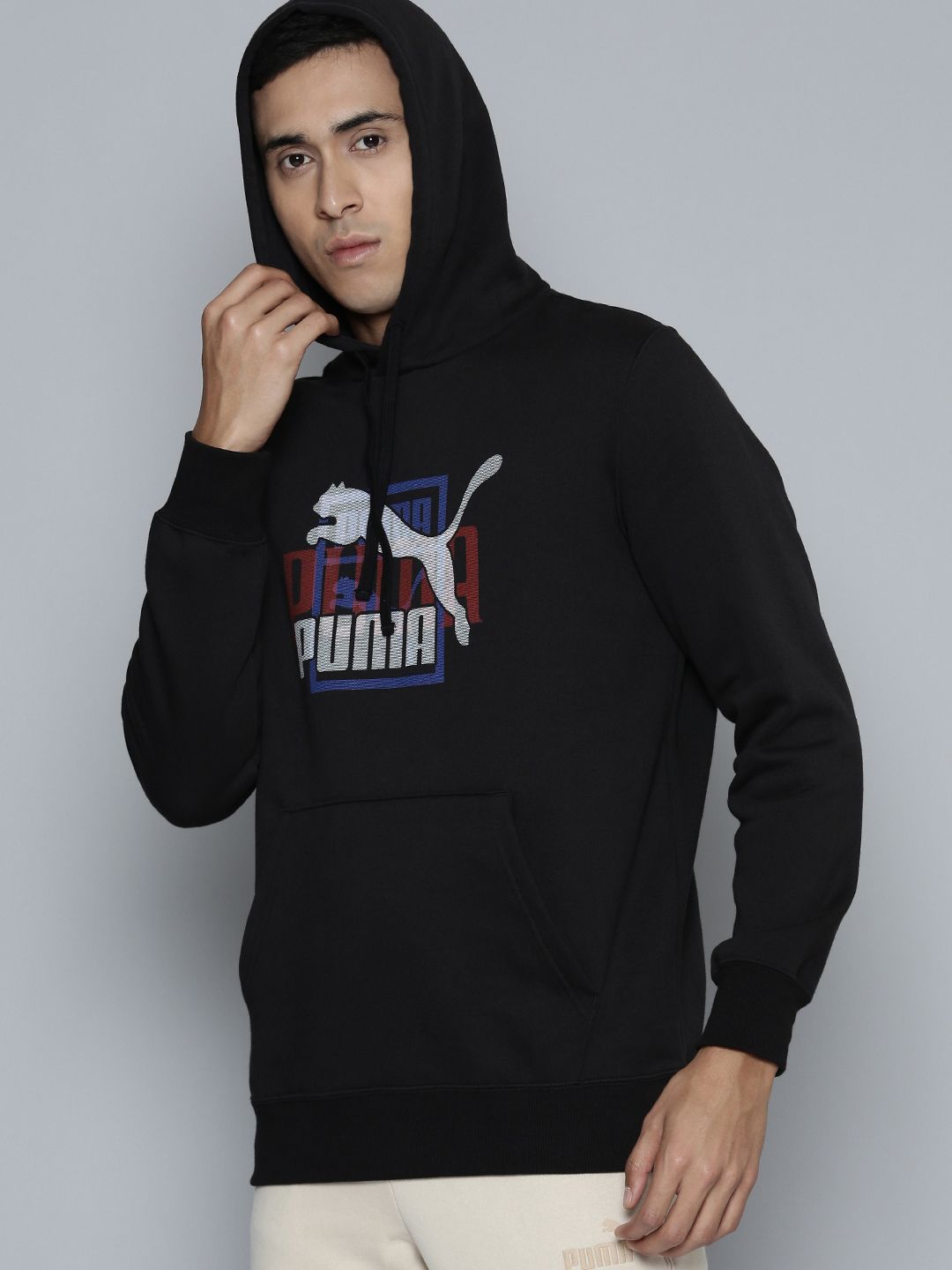  Puma Classics Gen. Brand Logo Printed Hooded Sweatshirt