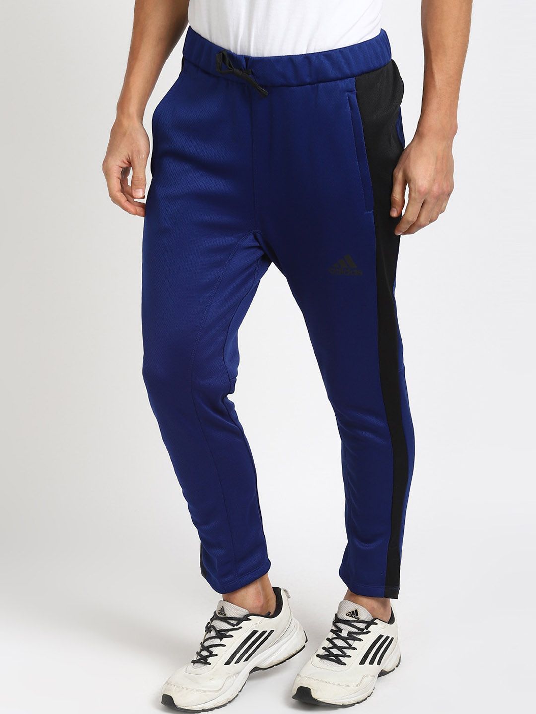  ADIDAS Men Blue Solid Track Pants